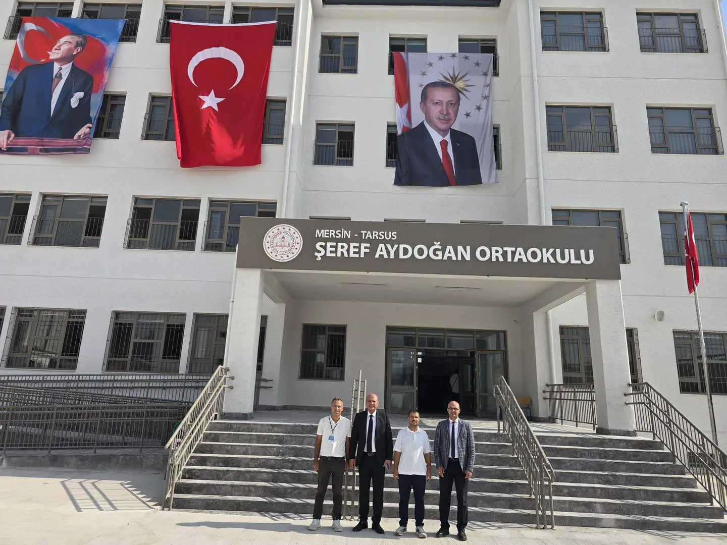 ŞEREF AYDOĞAN ORTAOKULUNDA İLK ZİL ÇALDI
