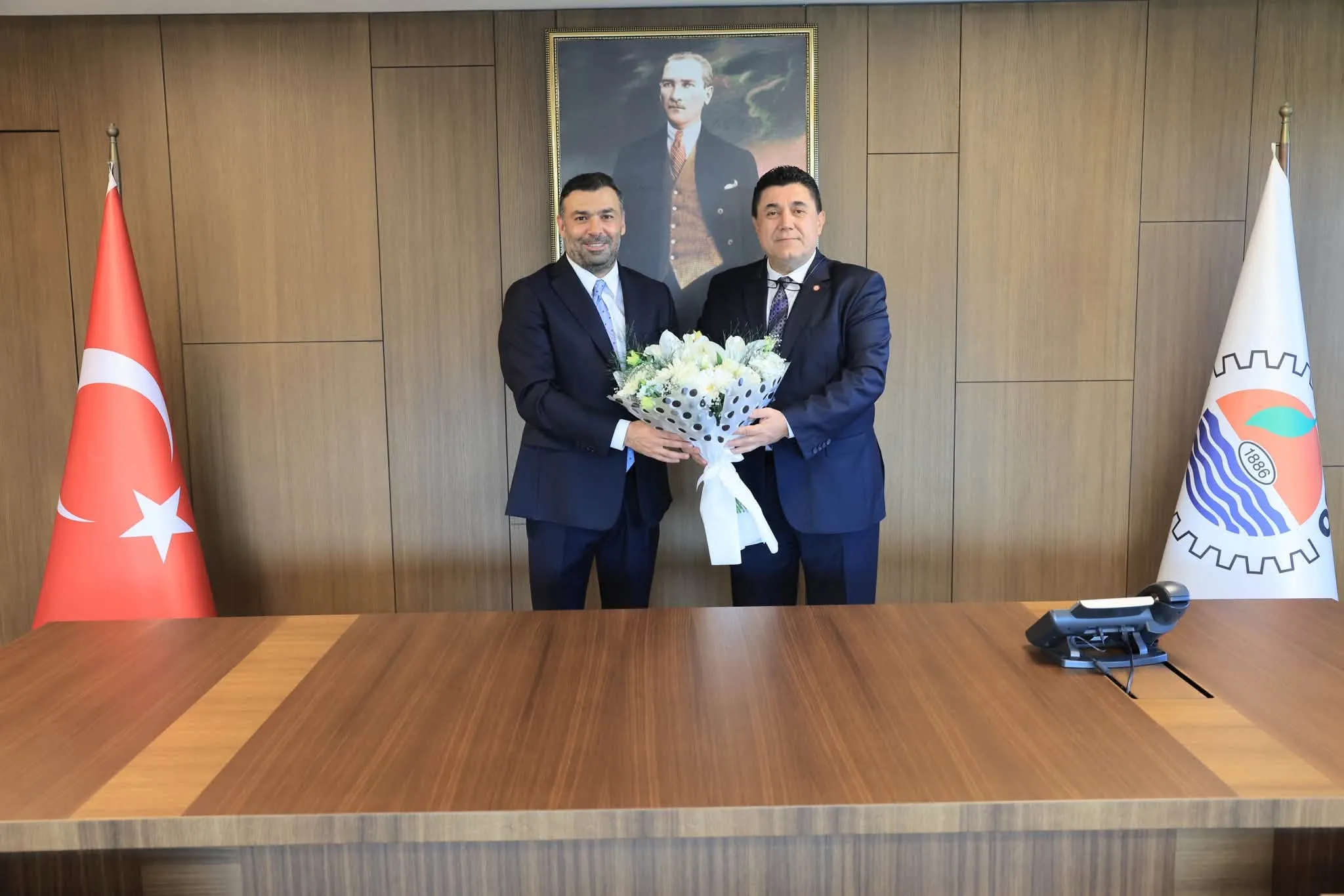 MGC’DEN MTSO’NUN YENİ BAŞKANINA TEBRİK